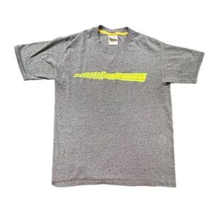 Vintage Nike Silver Tag Tee w/ Neon Yellow & Green Accents -L